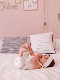 -Coffret naissance salopette fille et bandeau