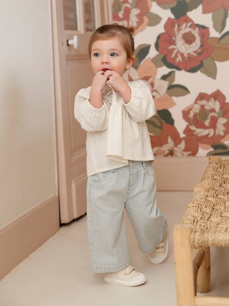 Blouse babymeisjes ecru - vertbaudet enfant 