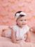 3-delige set met short, shirt en haarband ecru - vertbaudet enfant 