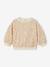 Babysweater met print vanille - vertbaudet enfant 