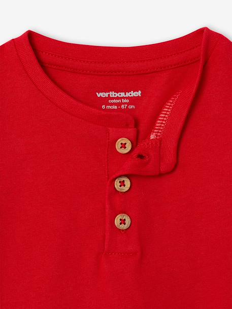 Set van 3 t-shirts baby rood - vertbaudet enfant 