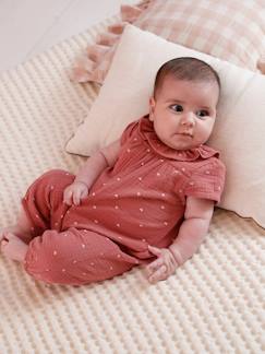 -Combinaison bébé fille manches courtes