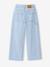 Gestreepte wijde broek voor meisjes blauw, gestreept - vertbaudet enfant 