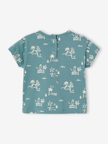 Lot 2 t-shirts manches courtes bébé écru - vertbaudet enfant 