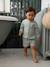 Ensemble 3 pièces short bébé garçon vert d'eau - vertbaudet enfant 