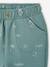 Pantalon bébé molleton imprimé cappuccino+vert émeraude+vert sauge - vertbaudet enfant 