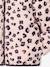 Doudoune fille légère réversible anthracite+mauve+rose pâle - vertbaudet enfant 