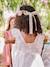 Robe patineuse volantée blanc - vertbaudet enfant 