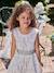 Robe de cérémonie motifs fleurs fille blanc+blanc imprimé+bleu clair+rose imprimé+rose pâle - vertbaudet enfant 