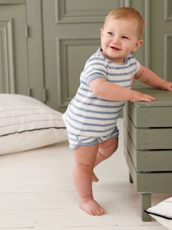 -Ensemble bébé tee-shirt + short en éponge