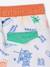 Short de bain garçon surf blanc chiné - vertbaudet enfant 