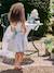 Robe de cérémonie motifs fleurs fille blanc+blanc imprimé+bleu clair+rose imprimé+rose pâle - vertbaudet enfant 