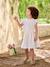 Robe patineuse fille bi-matière blanc - vertbaudet enfant 