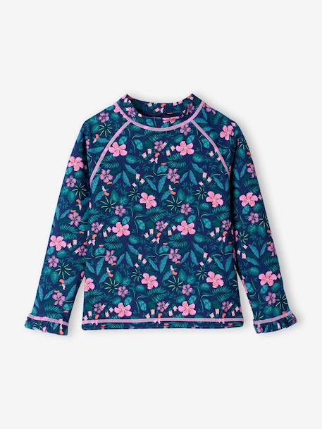 Maillot bain fille 2 pièces anti UV marine - vertbaudet enfant 
