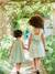 Robe broderie anglaise accessoire assorti vert sauge - vertbaudet enfant 