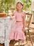 Ensemble fille cérémonie blouse jupe à volant blush+vert sauge - vertbaudet enfant 