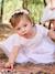 Robe bébé fille tulle broderie blanc - vertbaudet enfant 