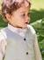 Ensemble chemise gilet nœud papillon bébé vert sauge - vertbaudet enfant 