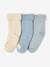 Set van 3 sokken baby katoen ecru - vertbaudet enfant 