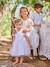 Robe bébé fille tulle broderie blanc - vertbaudet enfant 
