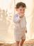 Ensemble bébé chemise et short cérémonie beige+vert sauge - vertbaudet enfant 