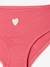 Lot 7 culottes fille cœur coton bio fuchsia - vertbaudet enfant 