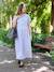 Robe longue grossesse et allaitement rayé bleu - vertbaudet enfant 