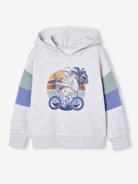 Garçon-Sweat capuche imprimé