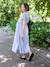 Robe longue grossesse et allaitement rayé bleu - vertbaudet enfant 