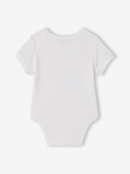 Lot 5 bodies bébé manches courtes lot blanc - vertbaudet enfant 