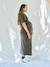 Robe longue grossesse et allaitement kaki - vertbaudet enfant 