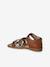 Sandales cuir enfant talon fermé collection maternelle lot marron+lot rose - vertbaudet enfant 
