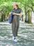 Robe longue grossesse et allaitement kaki - vertbaudet enfant 