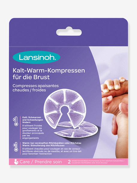 Kalmerende kompressen 3en1 Therapearl LANSINOH wit - vertbaudet enfant 
