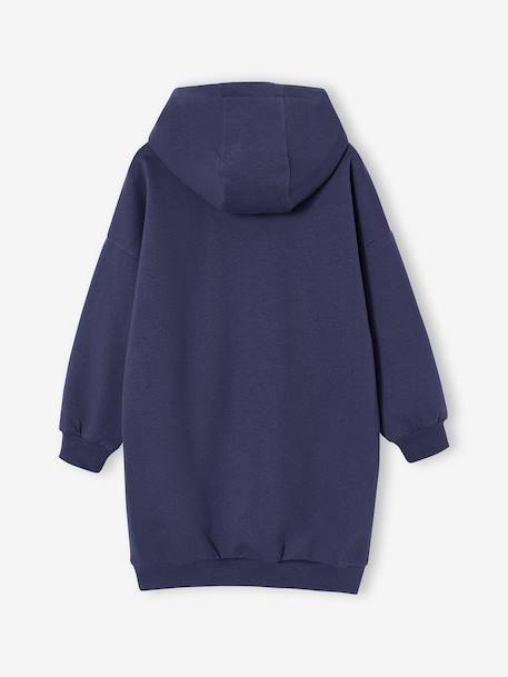 Robe sweat à capuche fille Harry Potter bleu nuit - vertbaudet enfant 