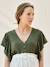 Blouse grossesse et allaitement avec lin beige+kaki - vertbaudet enfant 