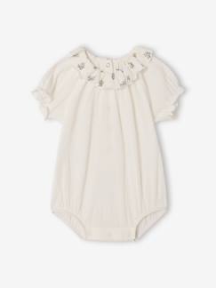 -Body bébé manches courtes bouffantes