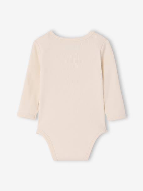 Lot 3 bodies bébé manches longue vert sauge - vertbaudet enfant 