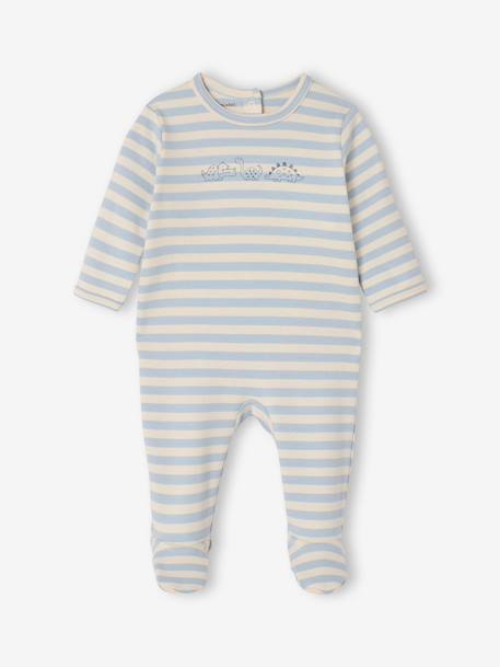 Set van 2 pyjama's dinosaurus blauw - vertbaudet enfant 