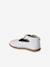 Salomés schoenen voor babymeisjes, leer, met gesp iriserend beige+wit - vertbaudet enfant 