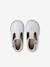 Salomés schoenen voor babymeisjes, leer, met gesp iriserend beige+wit - vertbaudet enfant 