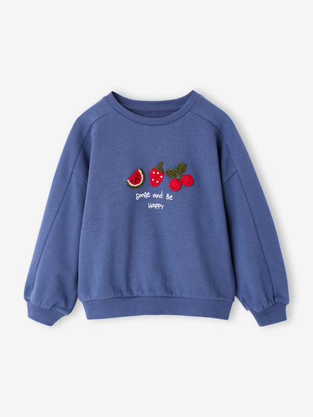 Fille-Sweat fille motif fantaisie 
