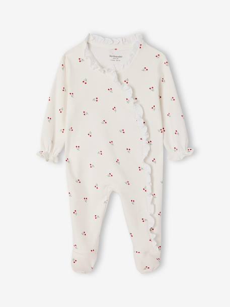 Pyjama Naissance fille cerise écru - vertbaudet enfant 