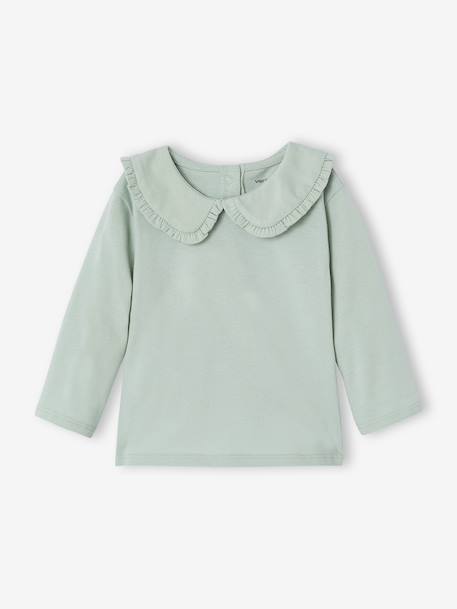 Bébé-T-shirt bébé manches longues col claudine