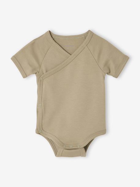 Lot 5 bodies naissance tracteur coton bio tomette - vertbaudet enfant 