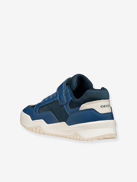 Baskets Perth Geox blanc+bleu+kaki - vertbaudet enfant 