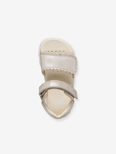 Sandaal voor eerste stapjes Steppieup beige+rozen - vertbaudet enfant 