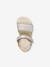 Sandaal voor eerste stapjes Steppieup beige+rozen - vertbaudet enfant 