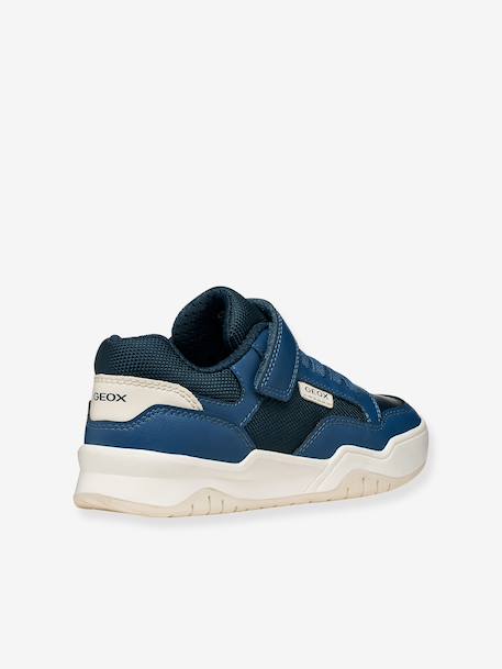 Baskets Perth Geox blanc+bleu+kaki - vertbaudet enfant 