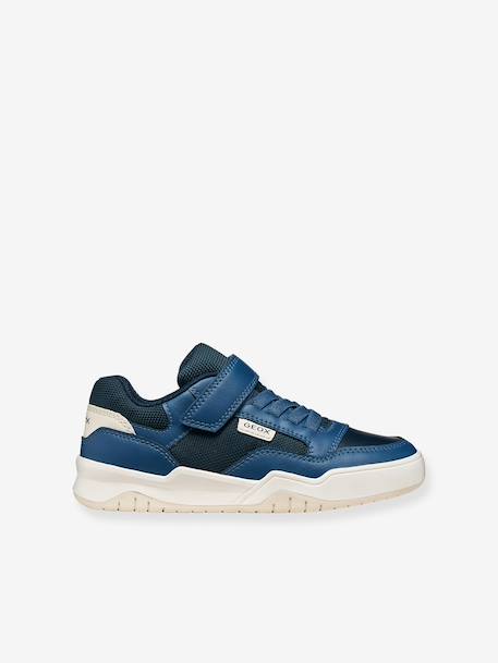 Baskets Perth Geox blanc+bleu+kaki - vertbaudet enfant 